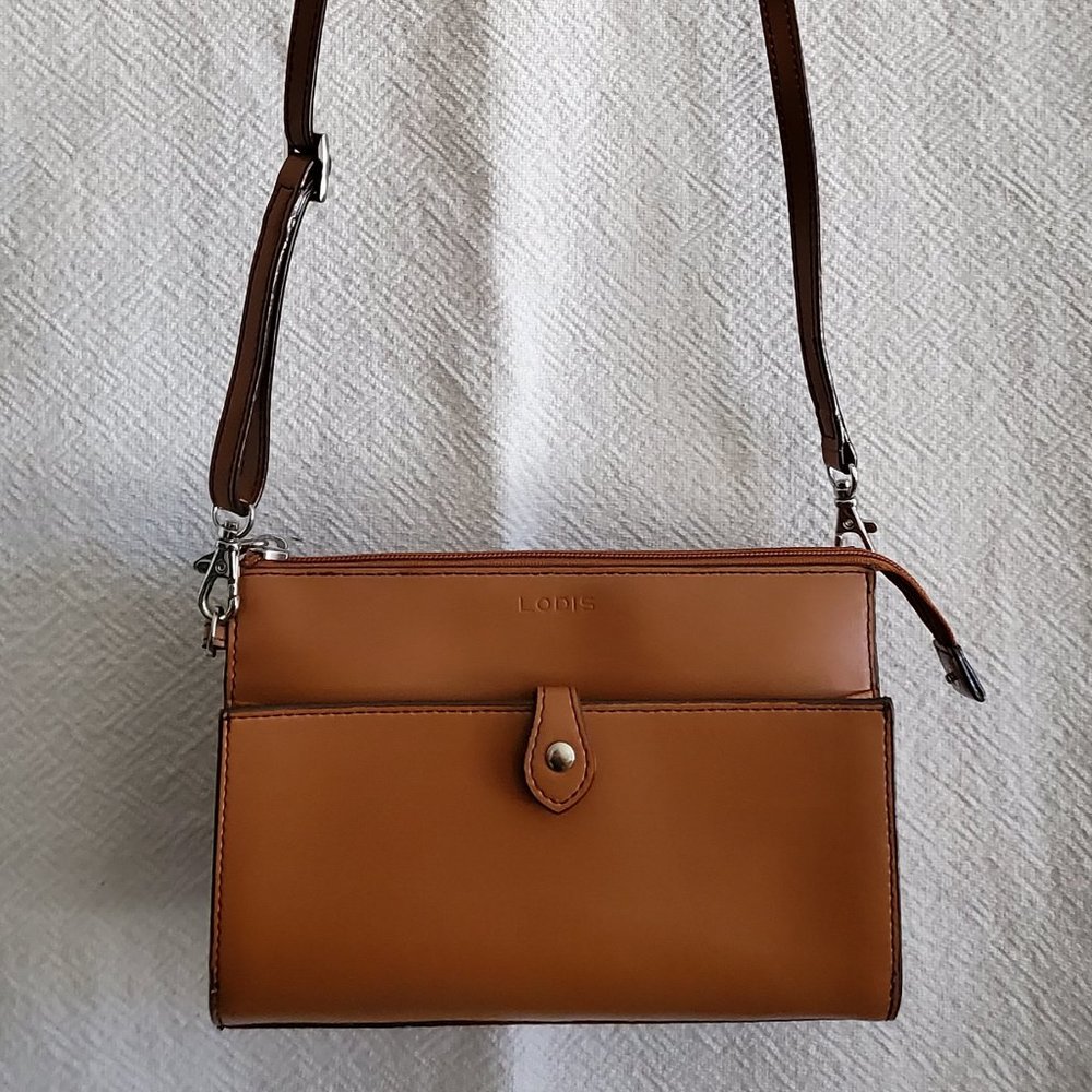Lodis Leather Shoulder/Crossbody Bag